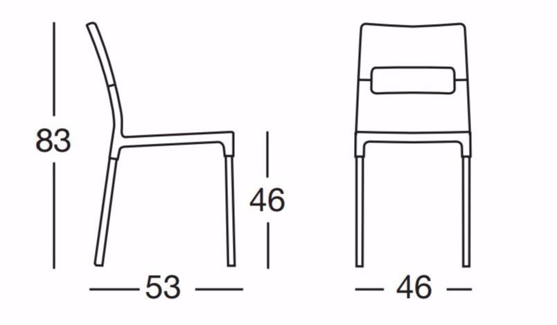 SCAB DESIGN Штабелируемый стул Diva sun-id-1472430 - Вид №1