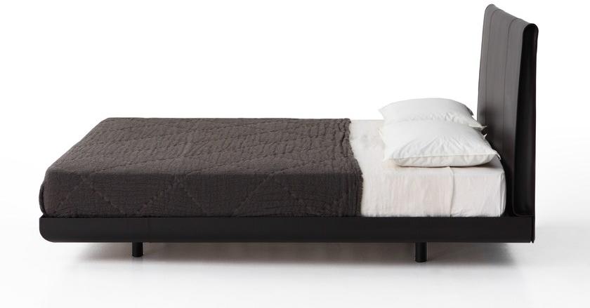 Porro Кровать двуспальная в коже с высоким изголовьем sun-id-1515943 - Вид №1