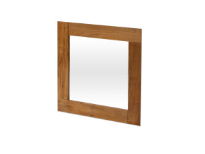 Квадратное зеркало из тикового дерева