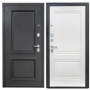Дверь входная металлическая Порта Р-4 Т80 88x205 см левая цвет Белый/Букле Графит