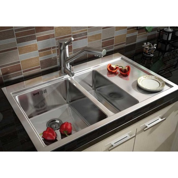 Zorg ZM R-7852-2-L Мойка кухонная прямоугольная Zorg  - Вид №3