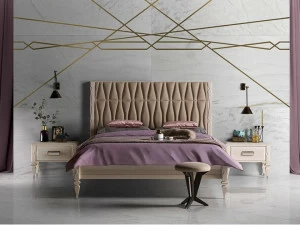 Prestige Кровать с мягким изголовьем Gran duca Cvl019an / cvn02