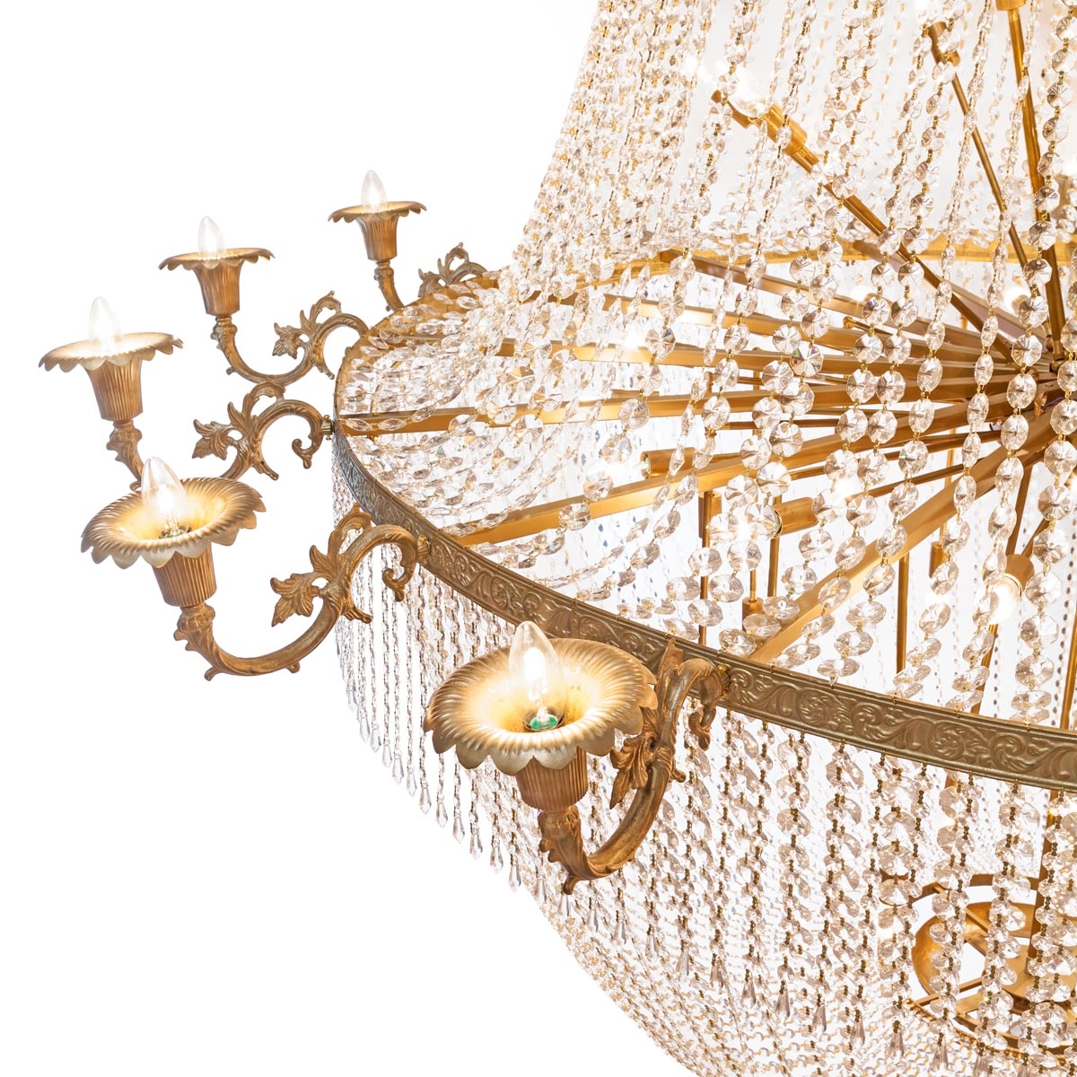 500282-45 ABHIKA БРОНЗОВАЯ ЛЮСТРА BRONZE  - Вид №2