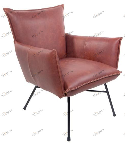 Jess Кожаное кресло с подлокотниками sun-id-1385688