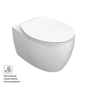 Унитаз подвесной Sensea Titane безободковый с сиденьем микролифт 83284362 STLM-2150378