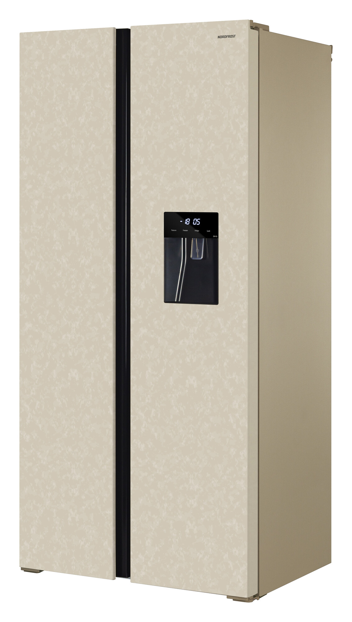 9069199 Холодильник Side by Side   Nordfrost RFS 484D NFYm бежевый STDN-0086939 - Вид №4