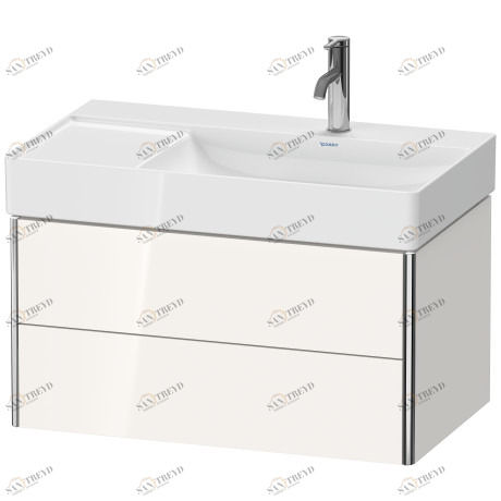 XS416902222 XSquare Тумбочка подвесная Белый глянцевый декор Duravit
