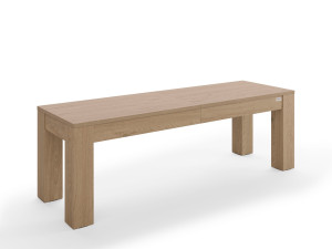 Выдвижная скамья из дуба