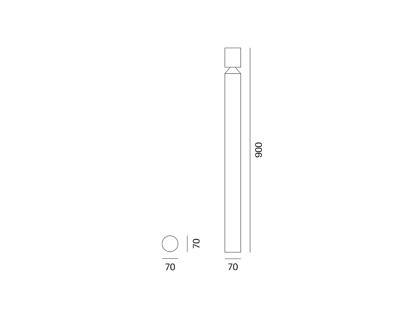 Световой столб из нержавеющей стали Stral KHORI ARCH-00000032 - Вид №16