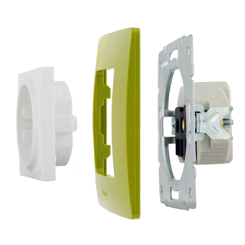 Рамка для розеток и выключателей Legrand Etika 1 пост, цвет зеленый папоротник 17356610 STLM-2192409 - Вид №3