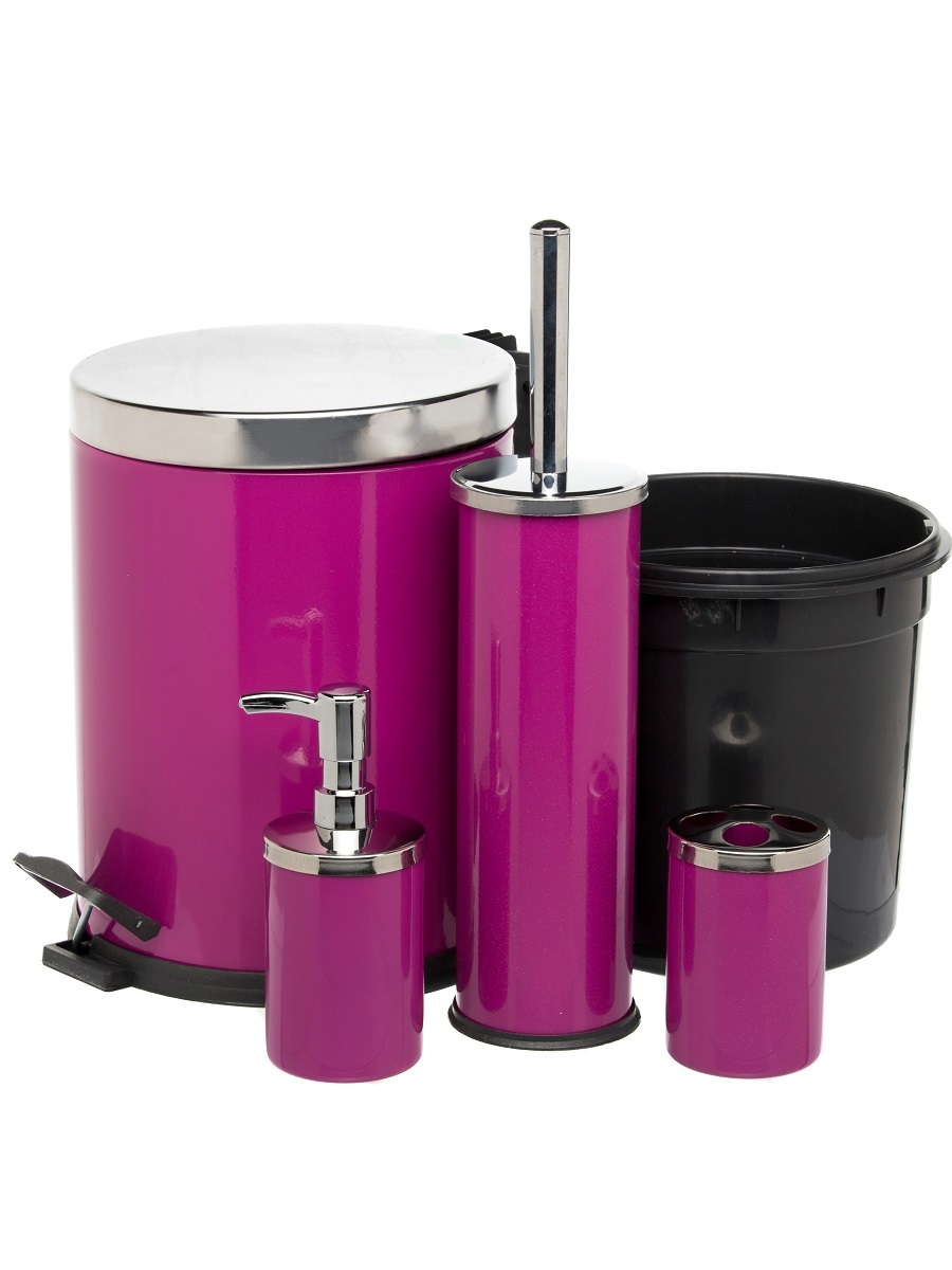 Набор аксессуаров для ванны Nebula 4Set Fuchsia NAVAKO 11118 - Вид №2
