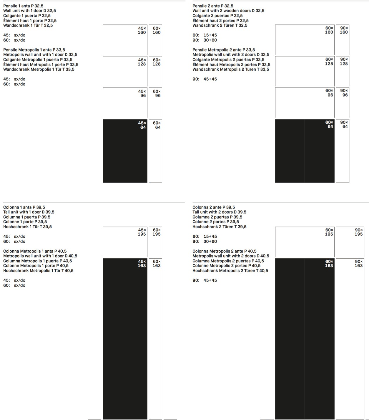 ZANETTE Настенная стенка для хранения, лакированная дубом Day moove sun-id-1405846 - Вид №6
