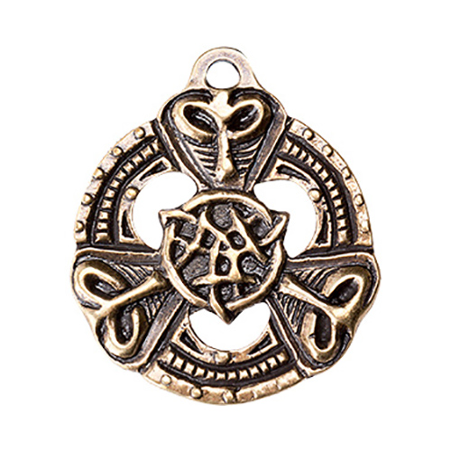 09063 Амулет защитный №1, латунь "Трискель" Giftman 