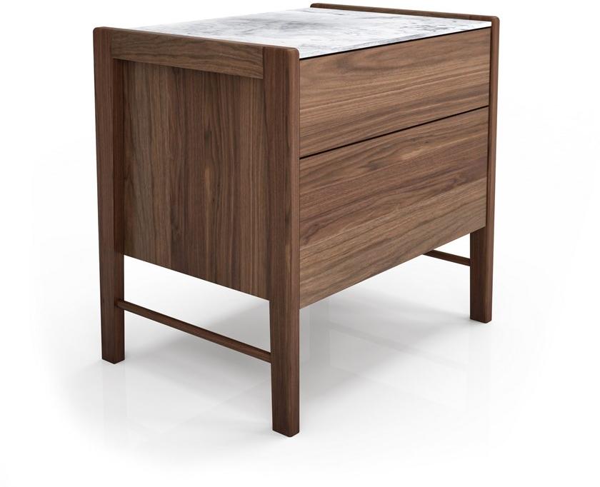 Huppé Прямоугольная тумбочка из орехового дерева с ящиками Frida 3443m - 3444m HUPPE - Вид №1