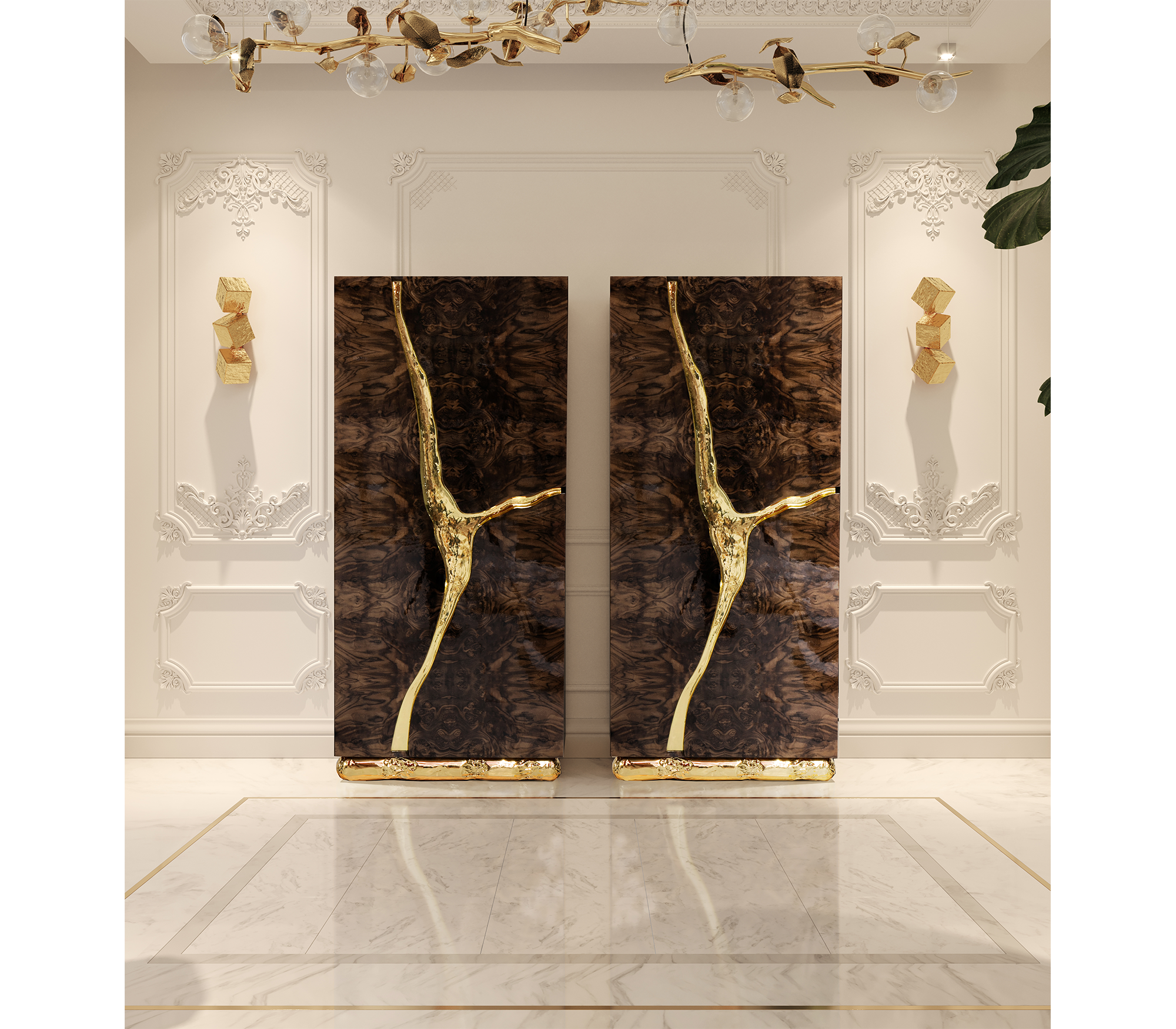 0-314 Кабинет Лапиа из орехового дерева Boca Do Lobo  - Вид №14