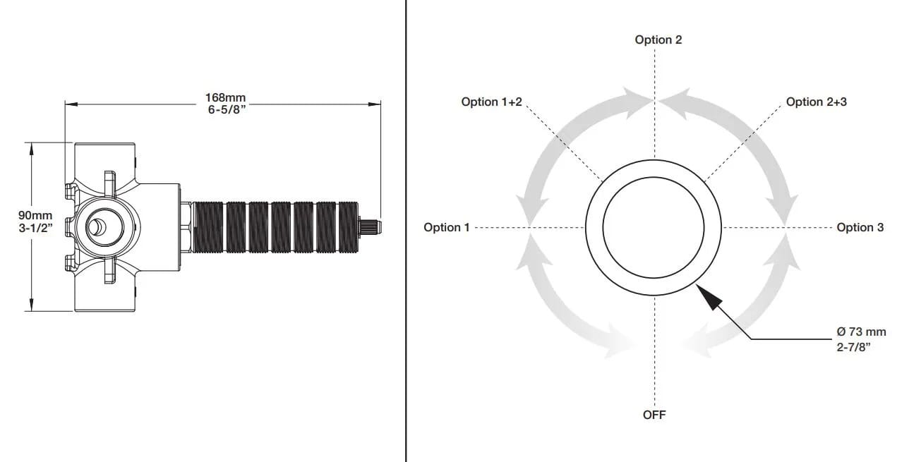 3-полосный ручной переключатель BARIL Tradition B72 ARCH-00050167 - Вид №1