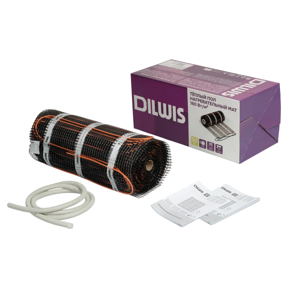 Нагревательный мат Dilwis для системы теплого пола 12 м² 89394468 STLM-1577047