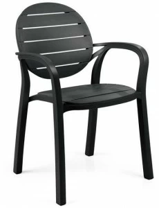 Nardi Штабелируемый садовый стул из полипропилена с подлокотниками Alloro