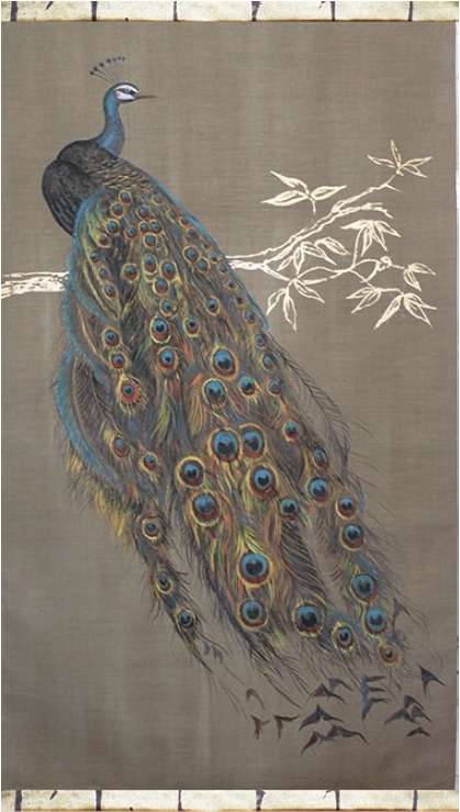 B0 Настенное панно 70х110 см, холст, роспись HECTOR Santreyd 