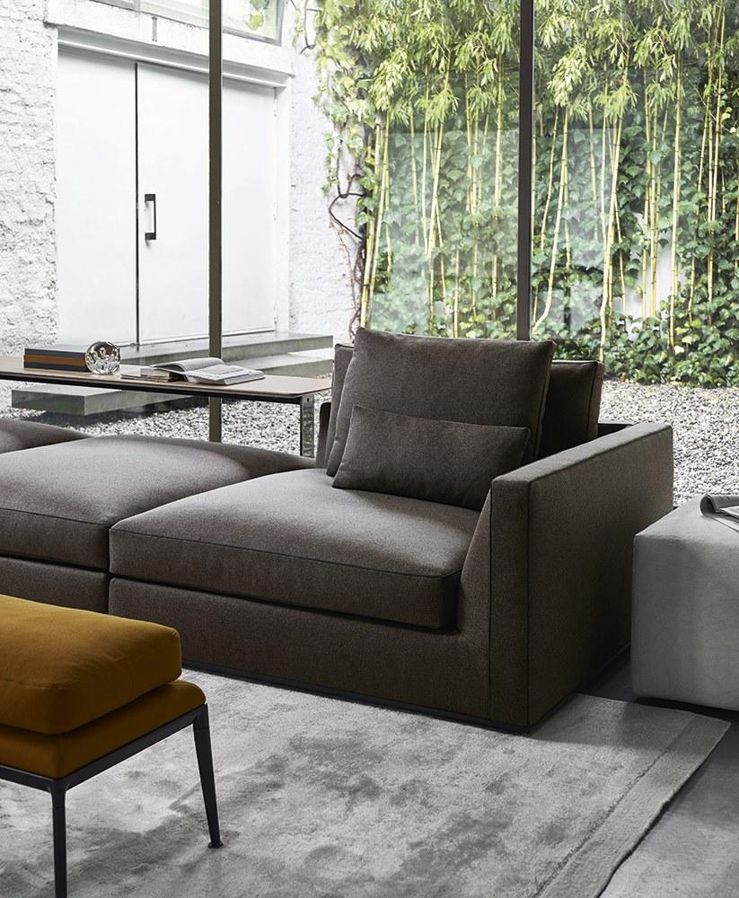 B&B Italia Модульный угловой диван из ткани Richard sun-id-1472345 - Вид №4