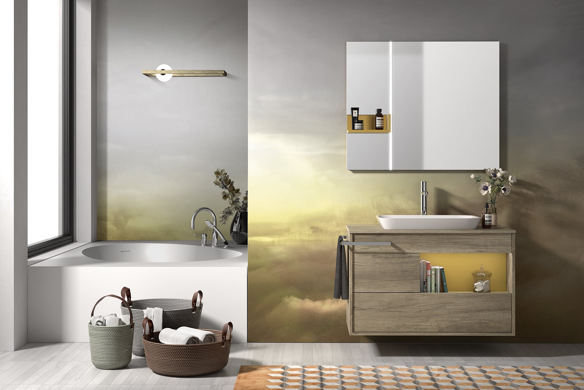 Lume 10 Mastella  Lume  Комплект мебели для ванной 