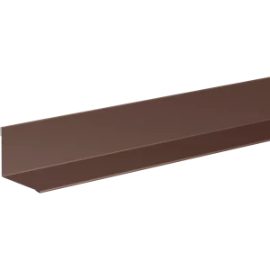 Планка для внутренних углов 100x100 мм 2 м 0.4 мм RAL 8017 коричневый 11739775 STLM-2079163