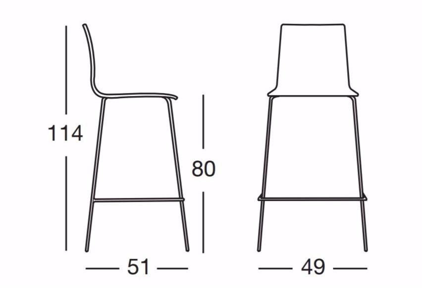 SCAB DESIGN Табурет из технополимера Alice sun-id-1356386 - Вид №4