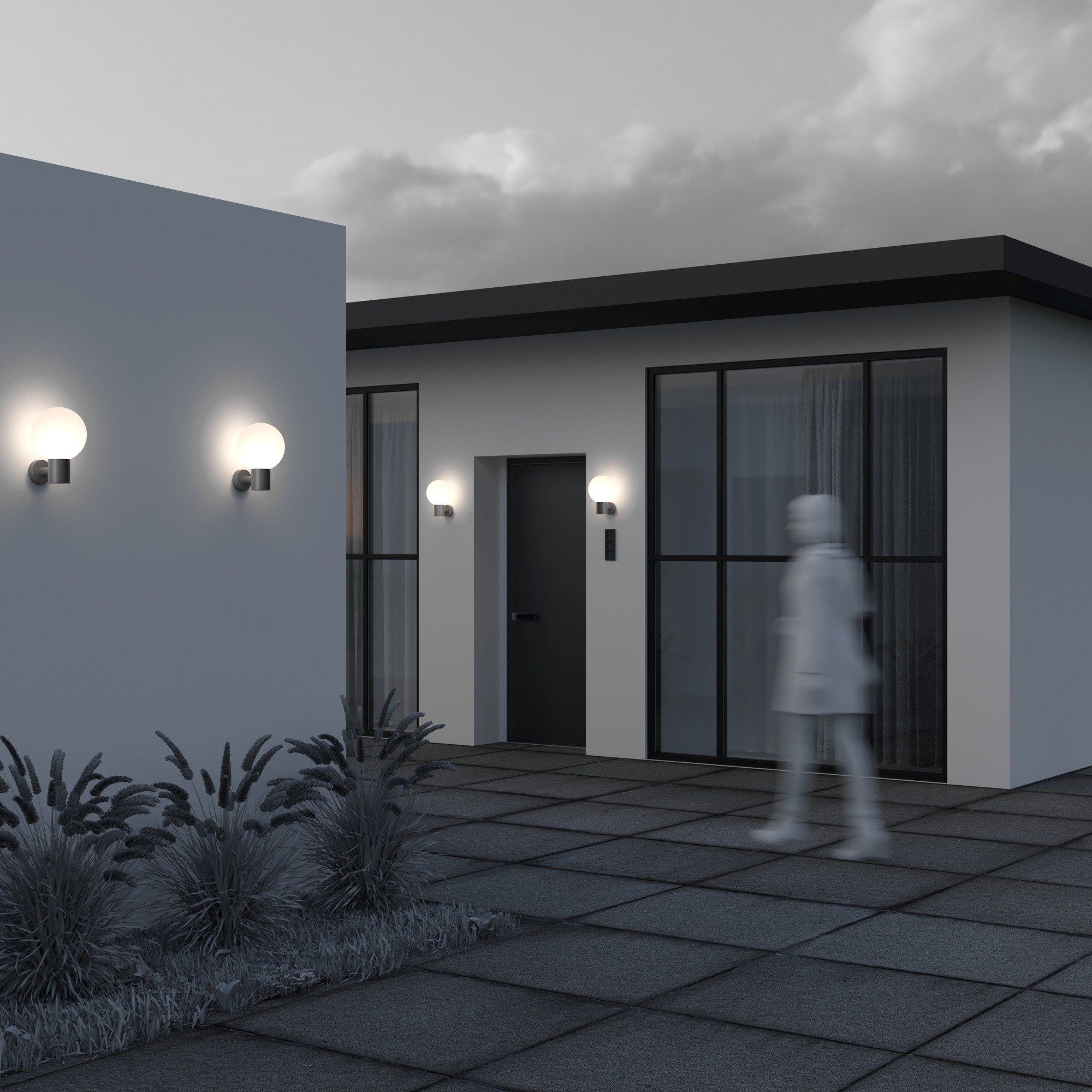 Алюминиевый наружный настенный светильник Maytoni BOLD ARCH-00067122 - Вид №7