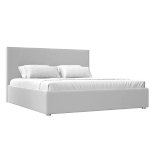 91788664 Кровать Лига Диванов Кариба 108381 215x110x211 см эко-кожа цвет белый STLM-1380530