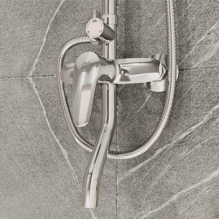 SIMSB1FM06 Смеситель с вер*ним душем Milardo Simp  - Вид №3