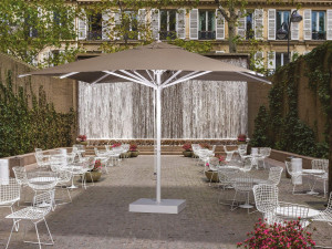 Алюминиевый квадратный зонт с телескопическим закрытием