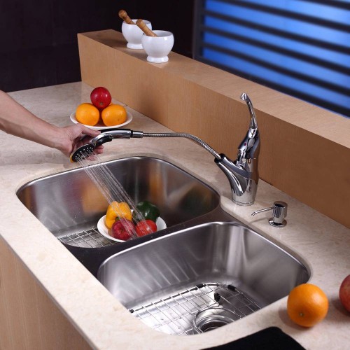 Кухонные смесители KPF-2210ORB krausru  - Вид №6