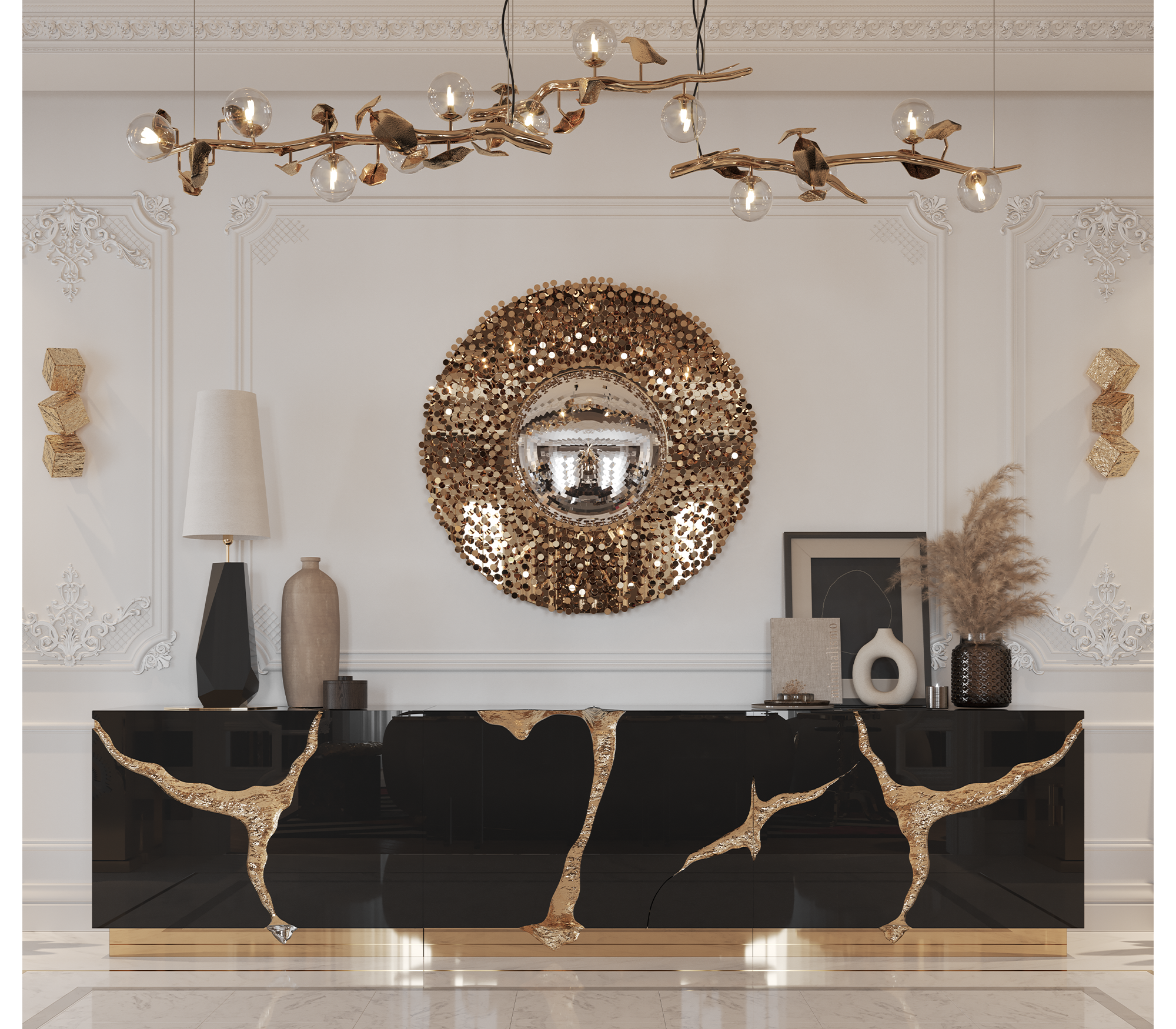 0-220 Буфет Lapiaz черный  Boca Do Lobo  - Вид №8