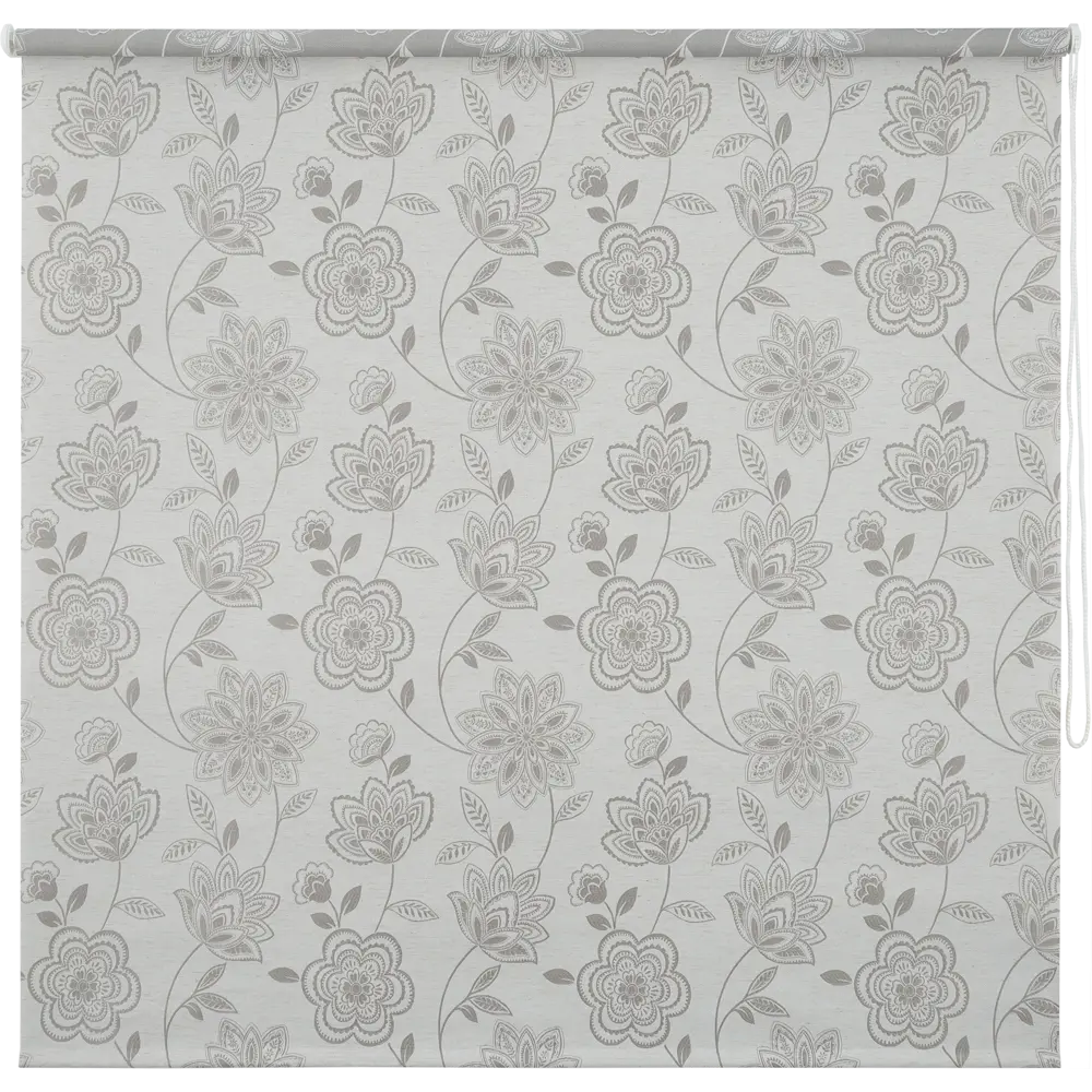 Штора рулонная «Флоренс», 140х175 см, цвет серый лён 82033236 STLM-2059241 Santreyd jacard