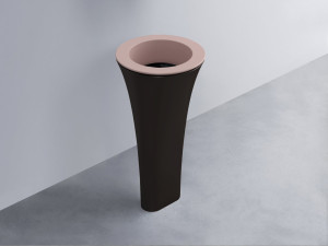 AMLA45-CP+AMPILT-N+AMCOLT-LV Раковина Amedeo Tondo отдельностоящая cielo Enjoy + Amedeo