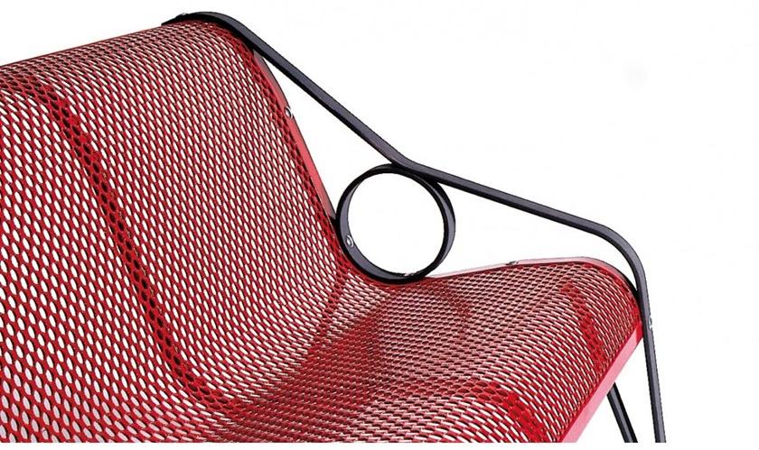 Euroform W Скамья металлическая с подлокотниками со спинкой  58m, 58m/10, 58m/20  - Вид №1