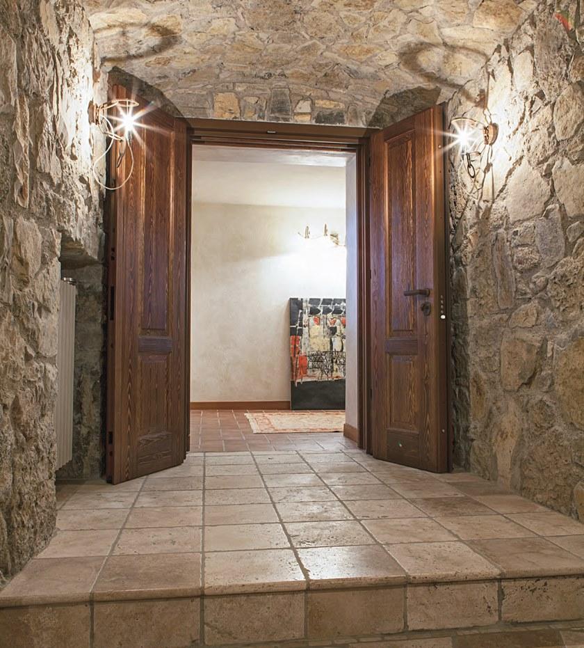 OIKOS VENEZIA Бронированная деревянная входная дверь со стеклянными панелями Evolution sun-id-1432353 - Вид №7