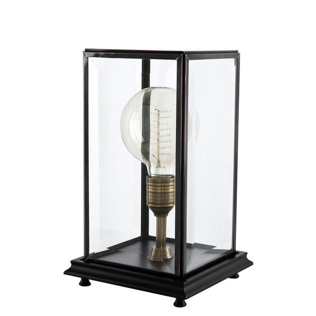 Настольная лампа Easton от Eichholtz 108583 EICHHOLTZ ИНТЕРЬЕРНЫЕ 061760 Прозрачный;черный  - Вид №4