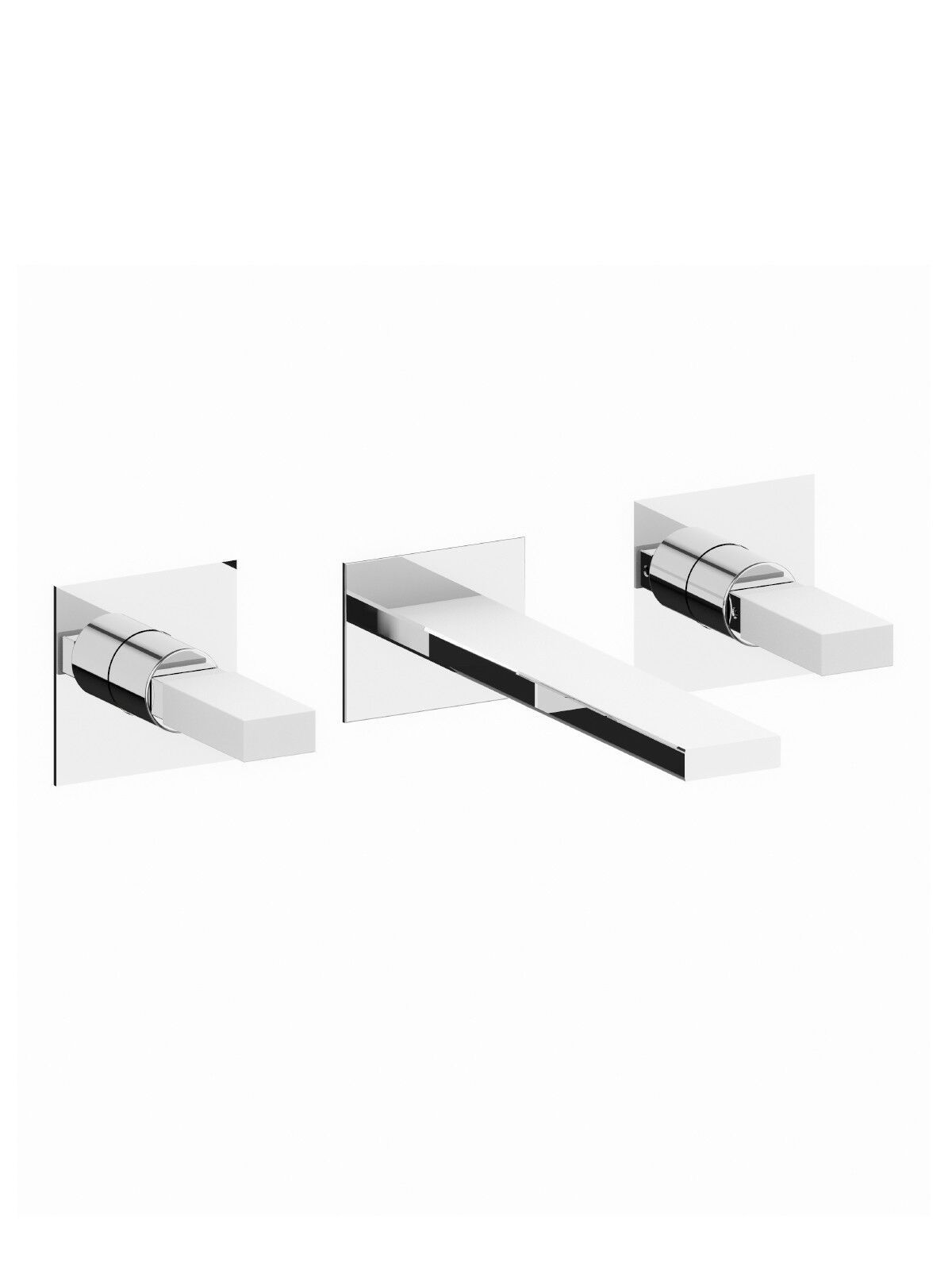 Настенный смеситель для раковины с 3 отверстиями без слива Rubinetterie Frattini Vita Due ARCH-00124133 - Вид №11