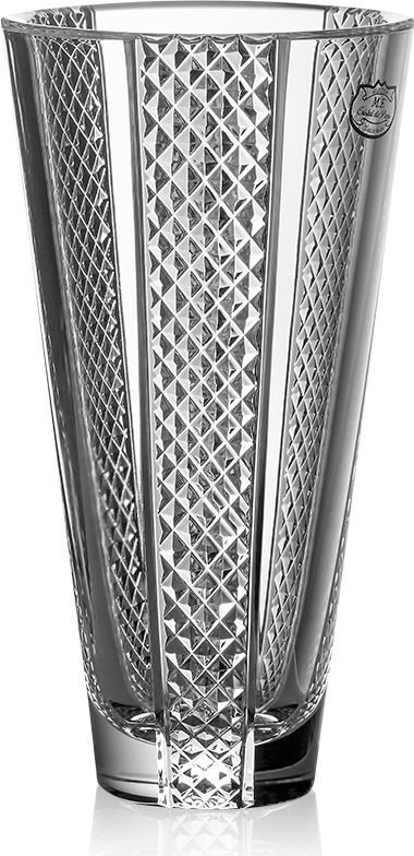 10593409 Cristal de Paris Ваза Cristal de Paris 25см "Эпизод" Хрусталь 