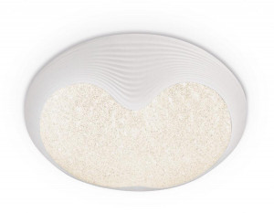 Потолочный светодиодный светильник Ambrella light Orbital Crystal Sand FS1223 WH 48W D400