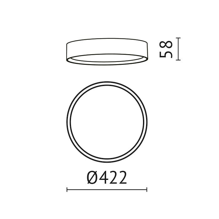 Алюминиевый светодиодный потолочный светильник A.L.S UMD ARCH-00133351 - Вид №2