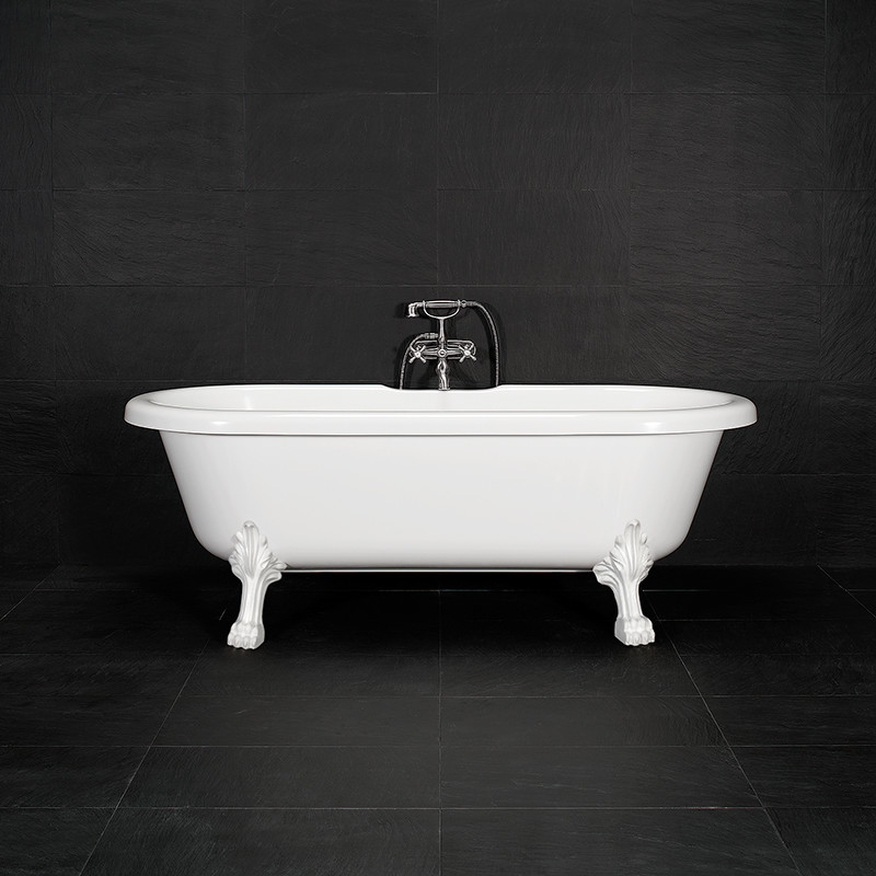 20000705 Ванна Elisabeth 1750 White White Paws Westerbergs Белый 