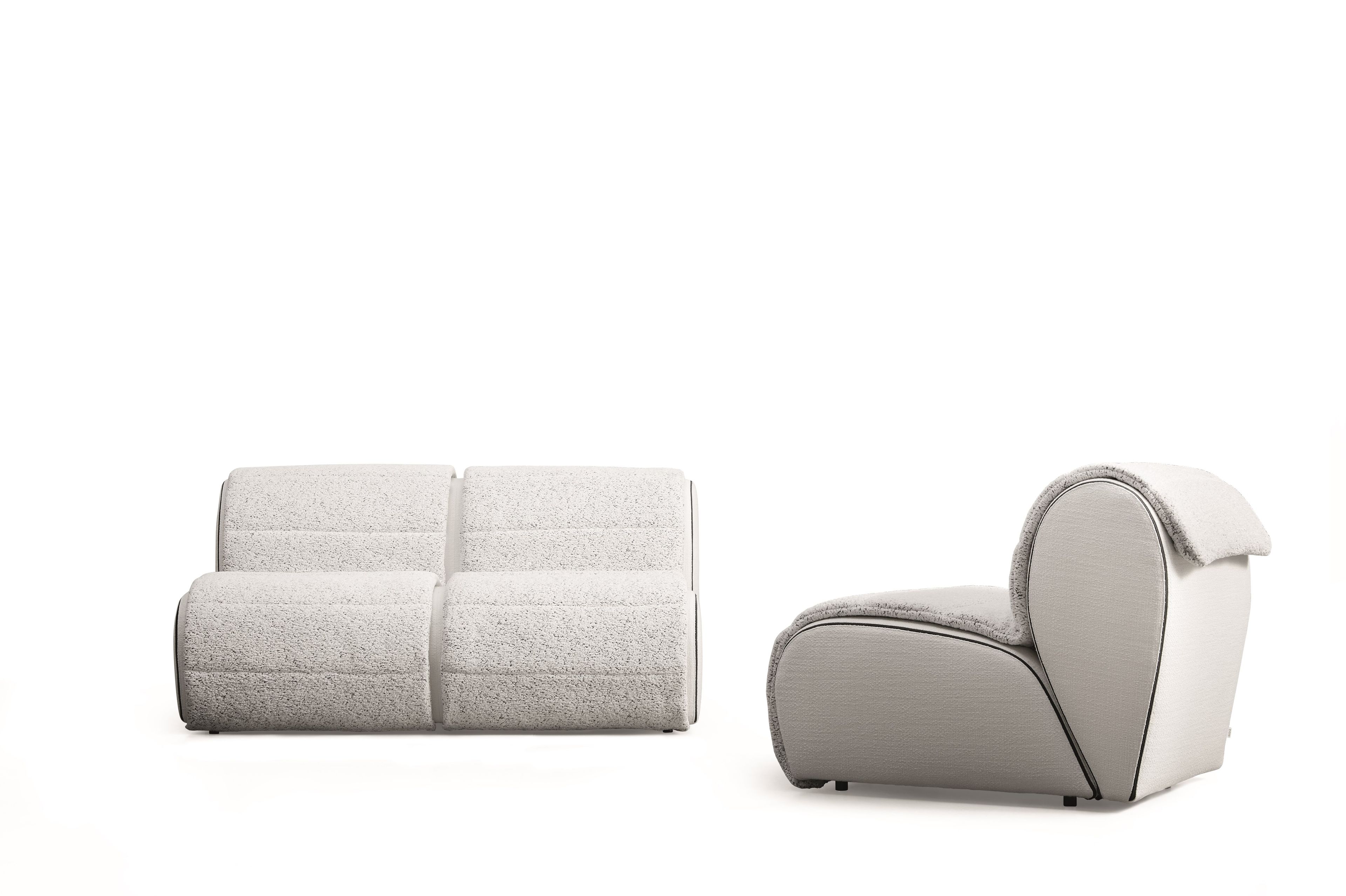 Съемное кресло из ткани Flou Флора ARCH-00002352