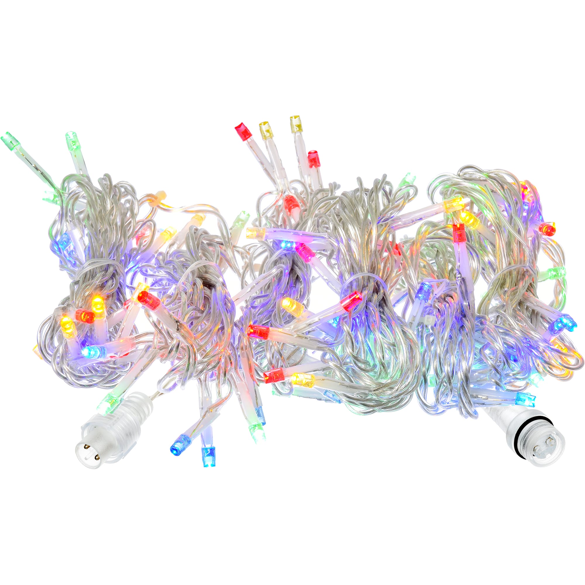 82341994 Электрогирлянда наружная «Занавес» 1x2 м 96 LED 6 нитей мультисвет Santreyd  - Вид №1