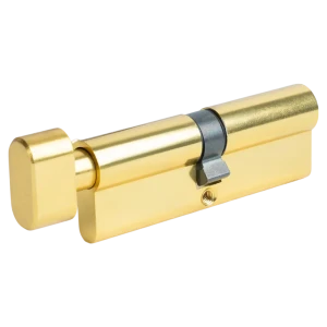 Цилиндр EDS-CYL 45x45 мм ключ/вертушка цвет латунь