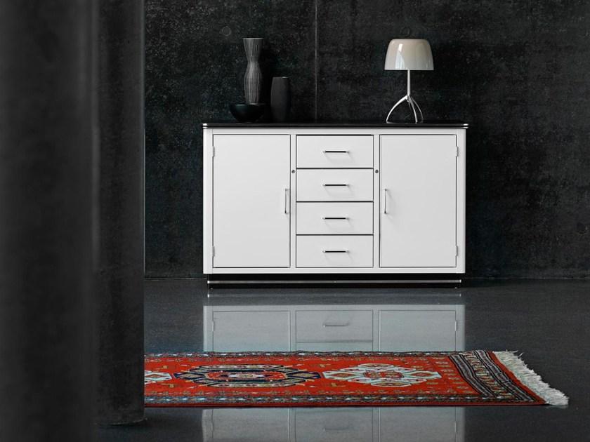 müller möbelfabrikation Стальной буфет с ящиками Classic line Sb123 - Вид №2