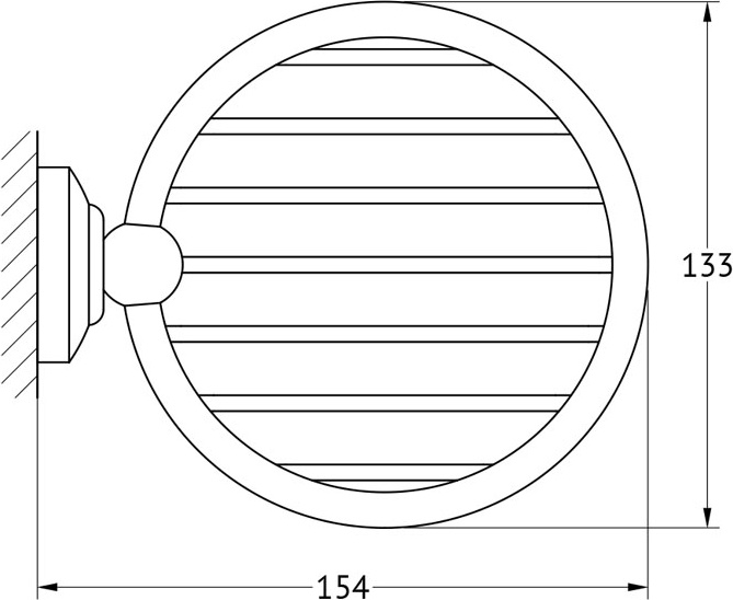 STI 606 Мыльница-решетка 3SC STILMAR ANTIQUE COPPER Treesseci 3SC - Вид №1