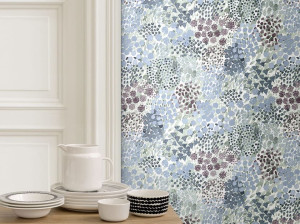 Цветочные узоры нетканые обои