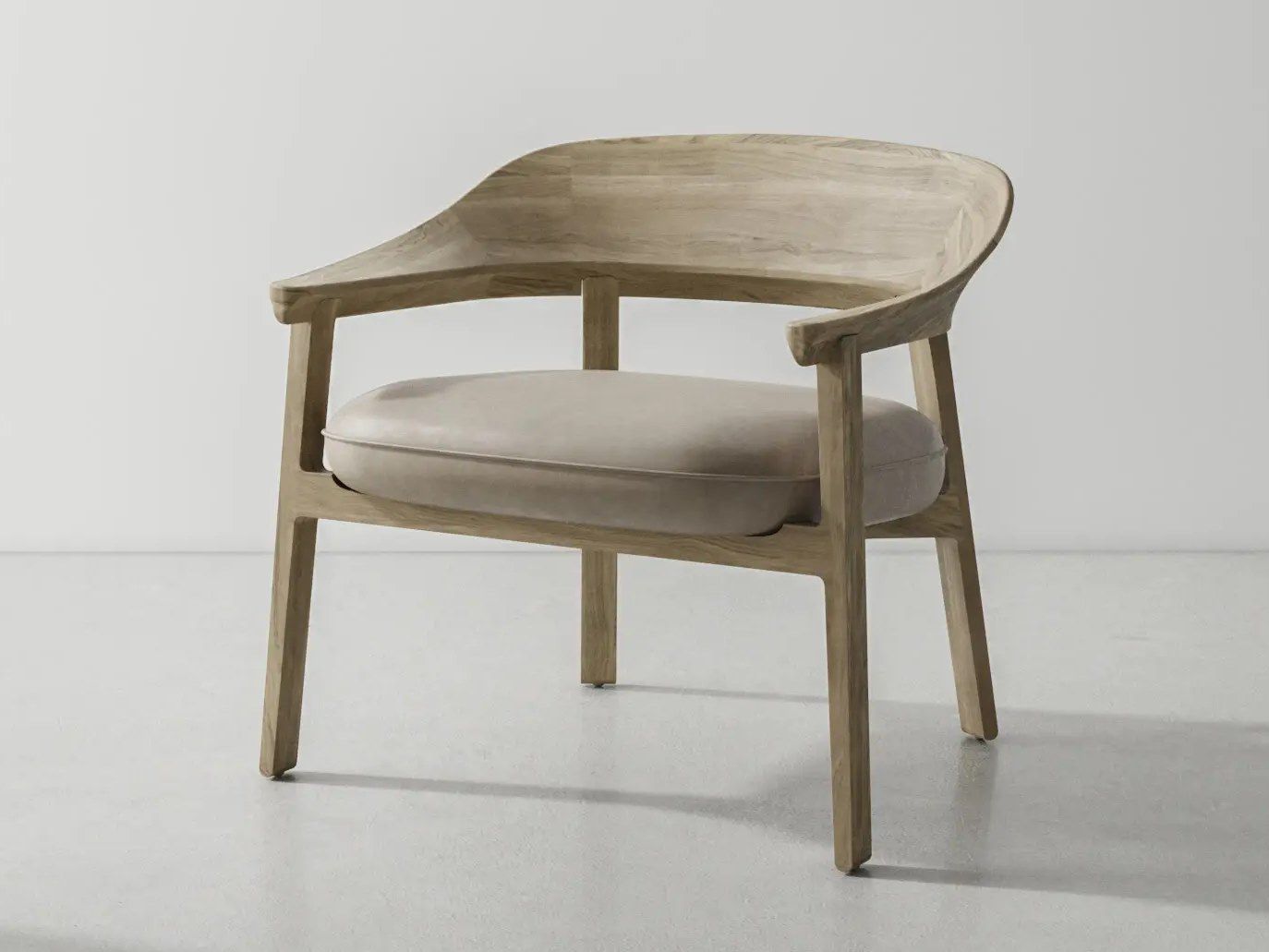 Кресло из ясеня с мягким сиденьем District Eight Collette ARCH-00063853 - Вид №1